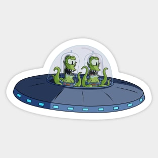 Kang and Kodos Sticker